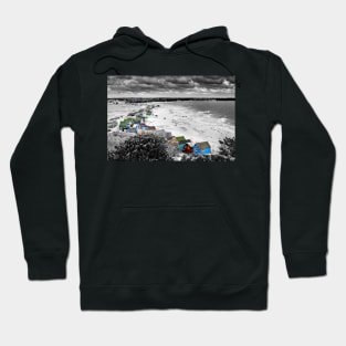 Hengistbury Head Beach Huts Bournemouth Dorset Hoodie